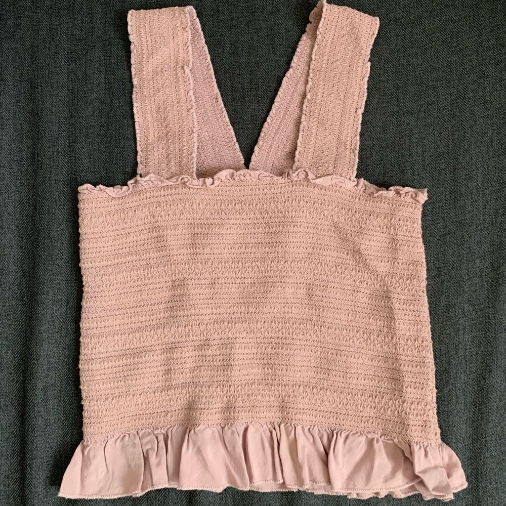 Pacsun LA hearts ruffle tank